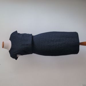 J Crew Houndstooth Wool Blend Sheath Dress